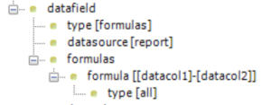 Reporting-column-formula-XML